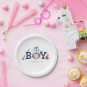 Ahoy男の子の赤ん航海のだシャワー ペーパープレート (パーティー)