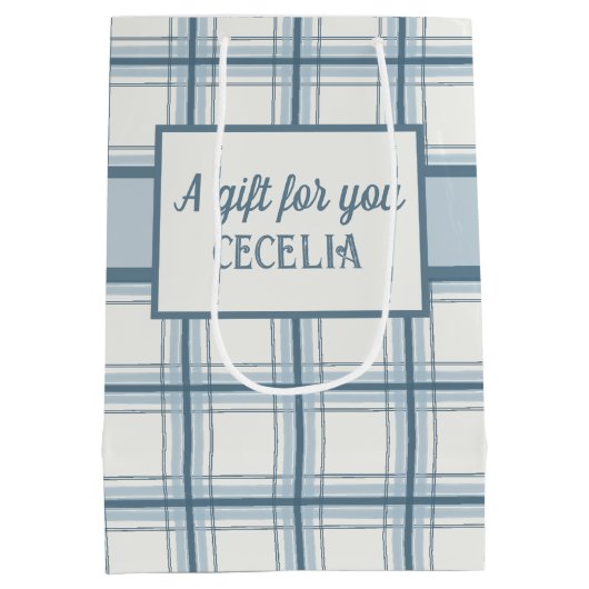 Ahoy男の子の赤ん航海のだシャワー ミディアムペーパーバッグ (裏面)