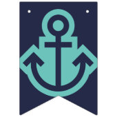 Ahoy男の子海軍航海のな旗布 バンティングフラッグ (第1の旗)