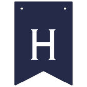 Ahoy男の子海軍航海のな旗布 バンティングフラッグ (第3の旗)