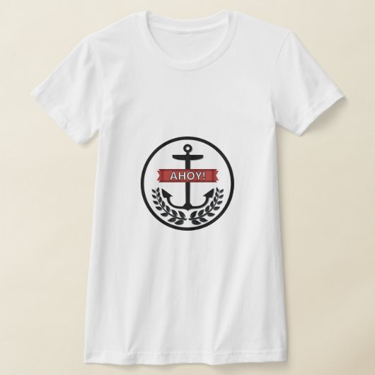 Ahoy – ウィメンズベラ+キャンバススリムフィットTシャツ Tシャツ (レイダウン)