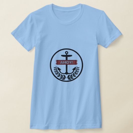 Ahoy – ウィメンズベラ+キャンバススリムフィットTシャツ Tシャツ (レイダウン)