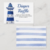 Ahoy 坊やが生まれたよ ライトハウス | 海事おむつくじ エンクロージャーカード (正面/裏面)