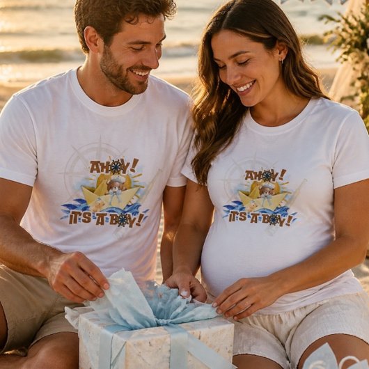 Ahoy! 男の子のバースデーTシャツ Tシャツ