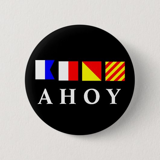 Ahoy 缶バッジ (正面)