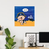 Ahoy Baby! Pirate Poster Print ポスター (ホームオフィス)