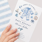 Ahoy It’s a Boy Baby Shower Invitation 招待状
