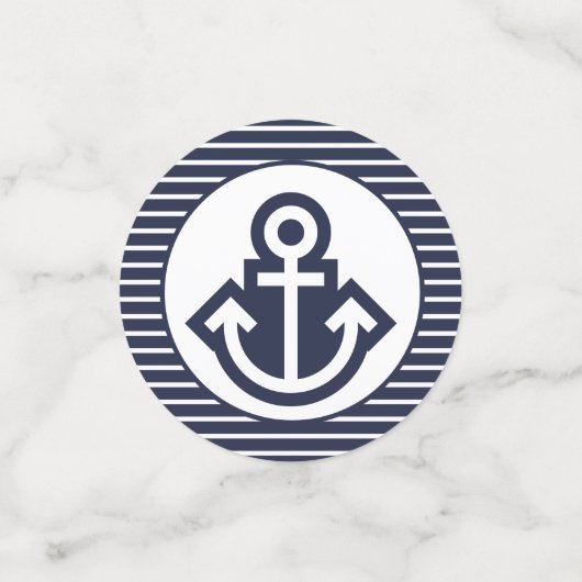 Ahoy It's A Boyいかりカスタマイズ可能紙吹雪 コンフェッティ (スモール正面)