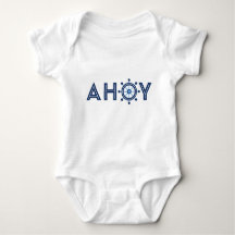 Ahoy It's A BoyベビーTシャツ