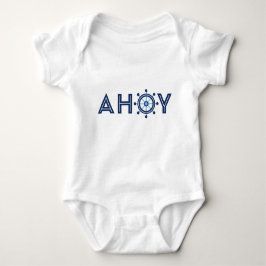 Ahoy It's A BoyベビーTシャツ ベビーボディスーツ