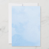 Ahoy It's a Boy海動物沿岸赤ちゃんシャワー 招待状 (裏面)