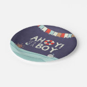 Ahoy It's a Boy紙プレートシャワー海 航海の ペーパープレート (アングル)