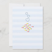 Ahoy It's A Boy ベビーシャワーの招待状 招待状 (裏面)