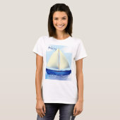 Ahoy It's a Boy ママになる Tシャツ (正面フル)