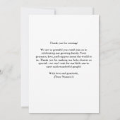 Ahoy Its A Boy 航海のテーマベビーシャワー サンキューカード (裏面)