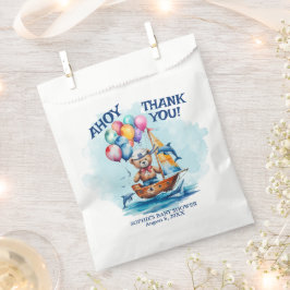 Ahoy Its A Boy 航海のテーマベビーシャワー フェイバーバッグ