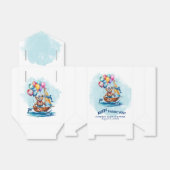 Ahoy Its A Boy 航海のテーマベビーシャワー フェイバーボックス (折り畳みなし)