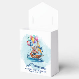 Ahoy Its A Boy 航海のテーマベビーシャワー フェイバーボックス