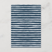 Ahoy It's A Boy 航海のベビー予測カード エンクロージャーカード (裏面)