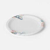 Ahoy It's a Boy 航海の Baby Showerプレート ペーパープレート (アングル)