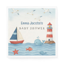 Ahoy It's a Boy 航海の Baby Shower