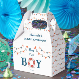 Ahoy It's a Boy 航海の Baby Shower フェイバーボックス