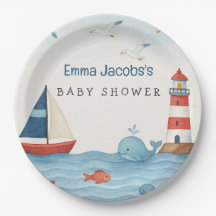 Ahoy It's a Boy 航海の Baby Shower