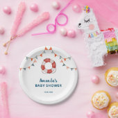 Ahoy It's a Boy 航海の Baby Shower ペーパープレート (パーティー)