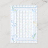 Ahoy It's a Boy 航海の Mumsus Raffle エンクロージャーカード (裏面)