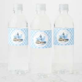 Ahoy It's a Boy 航海の Water Bottle Labels ペットボトルラベル