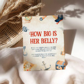 Ahoy It's A Boy Baby Shower彼女の腹の大きさ 台座サイン