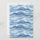 Ahoy it's a Boy Baby Shower招待状 招待状 (裏面)