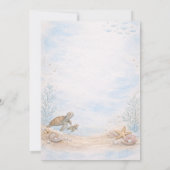 Ahoy It's a Boy Baby Shower 招待状 (裏面)