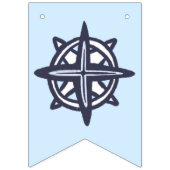 Ahoy It's a Boy Baby Shower Bunting Flags Banner バンティングフラッグ (第1の旗)