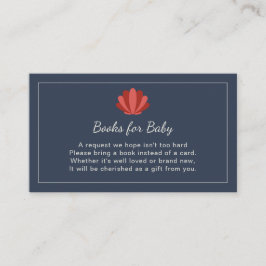 Ahoy It's a Boy Baby Shower Enclosure Card エンクロージャーカード