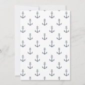 Ahoy It's A Boy Baby Shower Invite  招待状 (裏面)