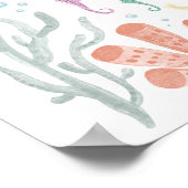 Ahoy It's A Boy Baby Shower Welcome Sign ポスター (角)