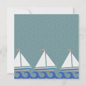 Ahoy, It's a Boy - Birth Announcement 案内状 (裏面)