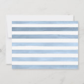 Ahoy It's a Boy Elephant & Bear Boat Baby Shower 招待状 (裏面)