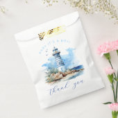 Ahoy It's a Boy Light 航海の House Baby Shower フェイバーバッグ (封をした状態)