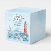 Ahoy It's A Boy Light House海Baby Shower フェイバーボックス (正面サイド)