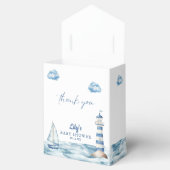 Ahoy Its A Boy Nautical Baby Shower フェイバーボックス (オープン)