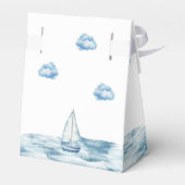 Ahoy Its A Boy Nautical Baby Shower フェイバーボックス (裏面サイド)