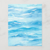 Ahoy its a boy Noahs Ark赤ちゃんシャワー予算招待状 (裏面)