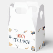 Ahoy It's A Boy Pirate Baby Shower フェイバーボックス (オープン)