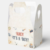Ahoy It's A Boy Pirate Baby Shower フェイバーボックス (オープン)