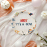 Ahoy It's A Boy Pirate Baby Shower ペーパープレート<br><div class="desc">「Ahoy It's A Boy Pirate Baby Shower紙プレート」で、海賊をテーマにしたお祝いを完成させる。 これらのフェスティバルプレート鮮やかは、海賊よくはしゃぐ船、宝箱、青や赤の要素と航海ののデザインを備えたはっきりしたを備えている。スナック、デザート、または完全な食事を提供するのに最適な、これらの頑丈なプレートはあなたの赤ちゃんシャワーに冒険とおもしろいのtouchを追加する。海賊テーマにシームレスに適合するように設計され、彼らはクリーンアップ簡単を作り、スタイルで楽しむゲストの食べ物を確保する。どの男の赤ちゃんお祝いにも最適な、これらのプレートは、あなたのイベントを思い出に残る手間を省くためにとっておくべき持ち物である。</div>