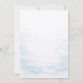 Ahoy It's a Boy Under the Sea Couples Baby Shower 招待状 (裏面)