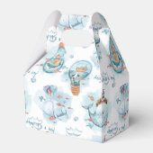 Ahoy It's A Boy Whale Baby Shower Guest フェイバーボックス (正面サイド)
