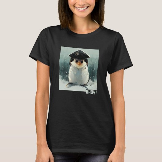 Ahoy King Emperor Sea Bird Penguin Penguin Tシャツ (正面)
